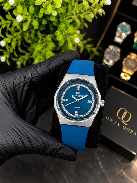 Moonstone Crystal Quartz Watch